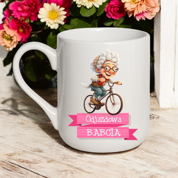 kubek, dla babci, dzień babci, najlepsza babcia, upominek prezent, personalizowane