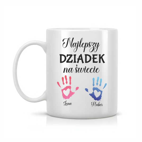 kubek, dla dziadka, dzień dziadka, najlepszy dziadek na świecie, upominek, prezent